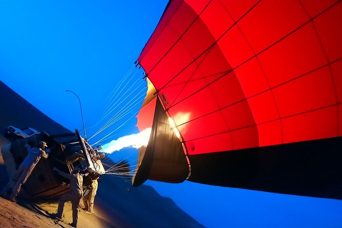 Amazing Hot Air Balloon With Beautiful Desert Sunrise View - Transparent Pricing Details