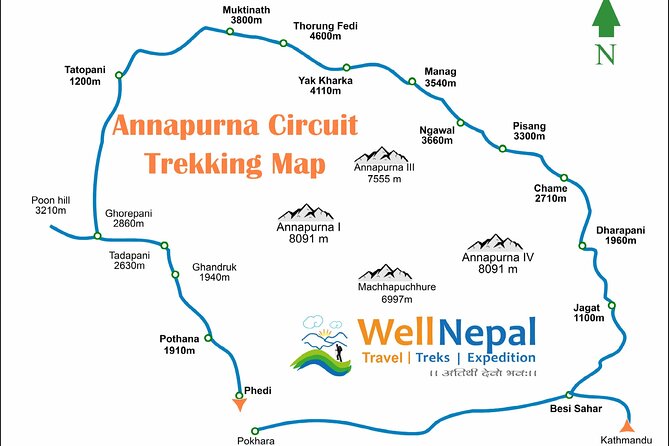 Annapurna Circuit With Tilicho Lake Trek