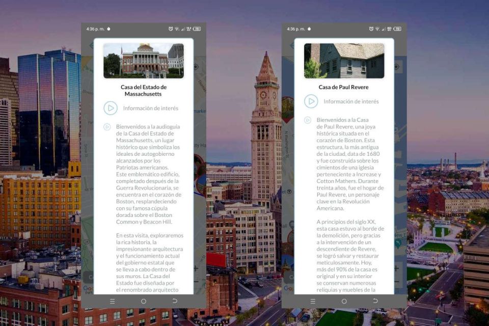 App Self-Guided Tours With Audioguide Boston - Common questions