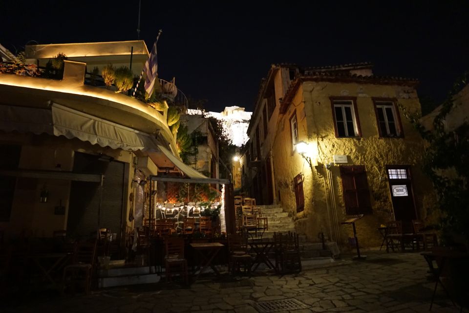 Athens at Night Small-Group Walking Tour With Dinner - Important Information