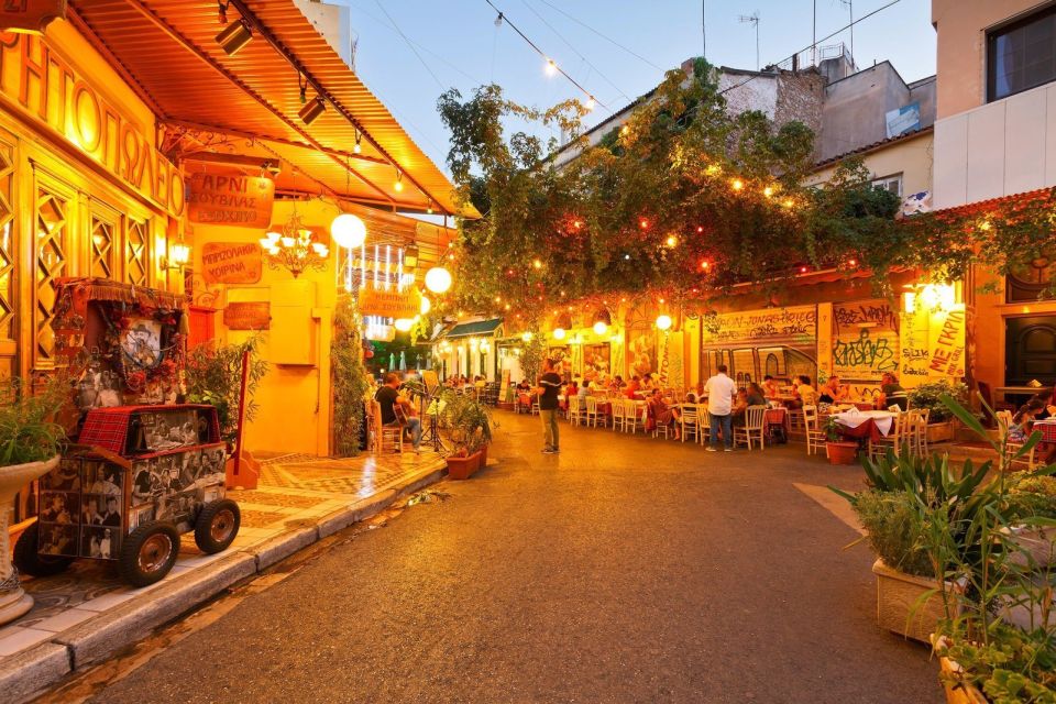 Athens: Food and Wine Tasting Tour at Night - Highlights