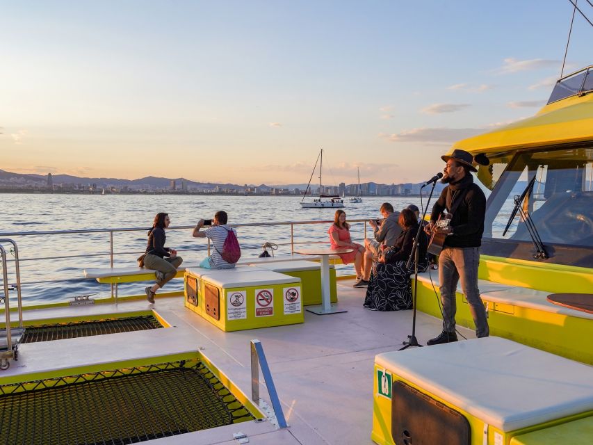 Barcelona: Day or Sunset Live Music Catamaran Cruise - Environmental Contribution