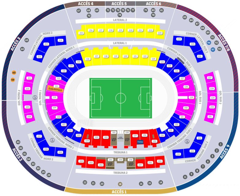 Barcelona: FC Barcelona Match Tickets at the Olympic Stadium - Directions
