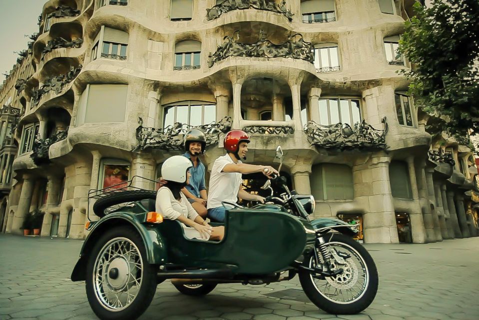 Barcelona: Motorcycle Sidecar Full-Day Tour With Stops - Additional Information and Options