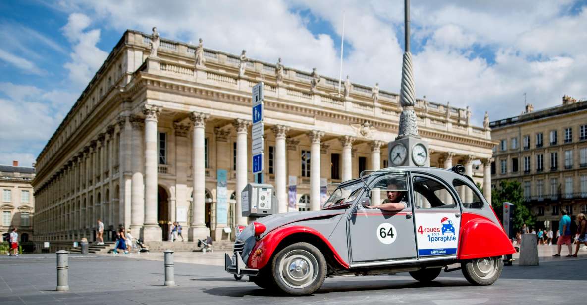 Bordeaux: Private Tour in a Citroën 2CV 45min - Inclusions