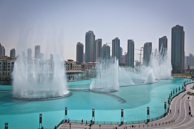 Burj Khalifa Tour, Aquarium, Downtown, Abra Boat & Fountain Show - Detailed Itinerary Information