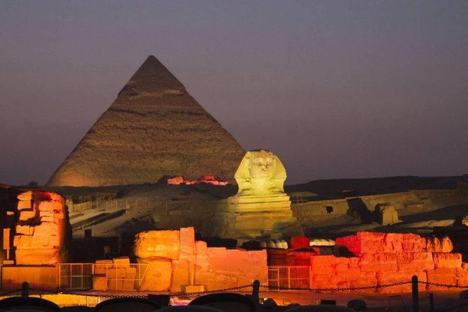 Cairo Layover Tours To Giza Pyramids Egyptian Museum Bazaar Sound And Light Show - Meeting Points and Logistics