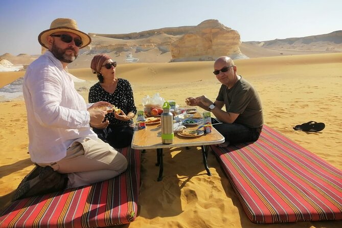 Camping in the White & Black Desert ( Bahariya Oasis) & Cairo Private Transfer - Common questions