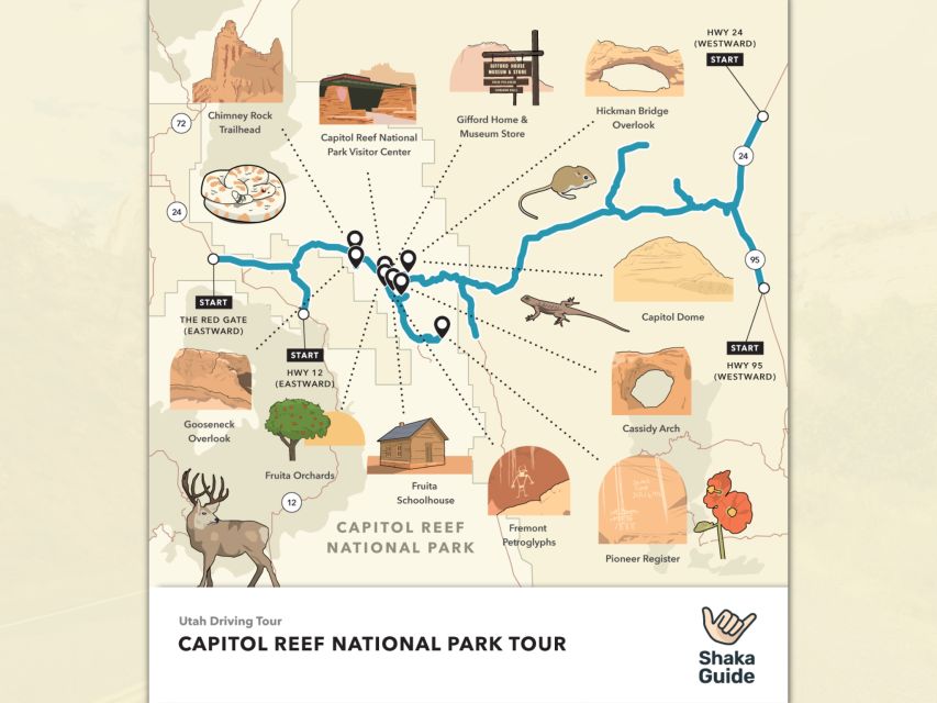 Capitol Reef National Park: Self-Guided Audio Tour - Includes