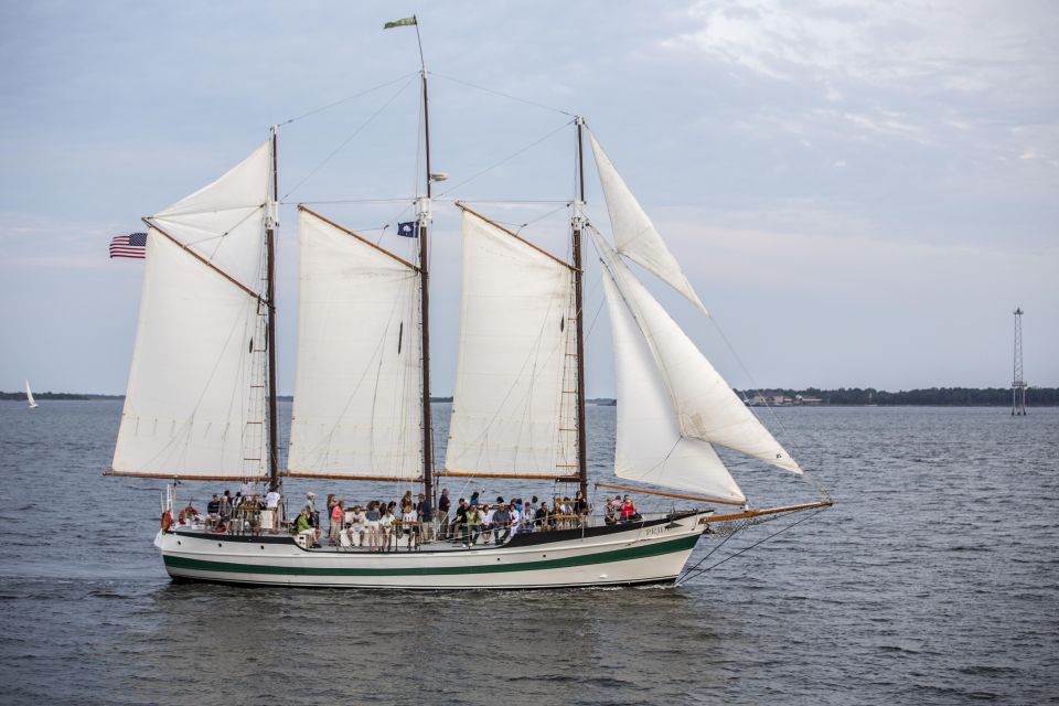 Charleston: Schooner Sailing Harbor Tour & Dolphin Watch - Activity Details