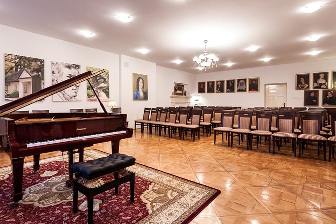 Chopin Piano Concert at Chopin Gallery With a Glass of Wine - Common questions