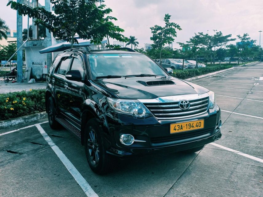 Da Nang: Private Car Charter for Hue Sightseeing E-Ticket - Reservation Details