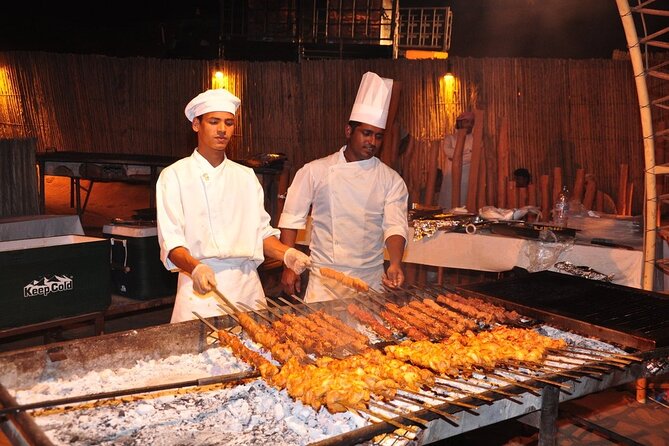 Dinner in Dubai Desert With Camel Ride, BBQ Dinner and Belly Dance - Traditional Belly Dance Performance