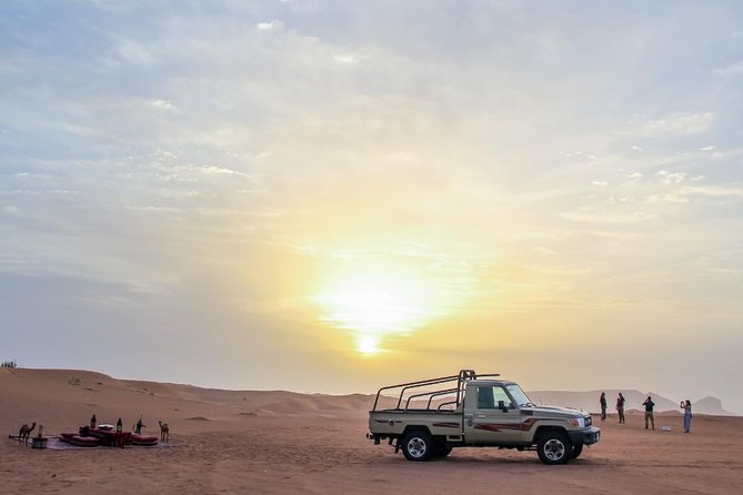 Dubai Desert Safari via 4x4 With Camel Farm, Sandboarding - Additional Details