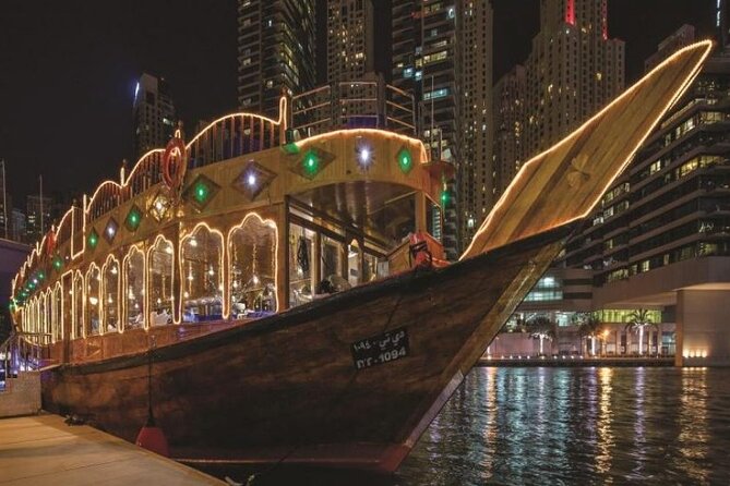Dubai Dhow Cruise Dinner - Marina - Logistics Support