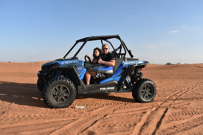 Dune Buggy Polaris RZR 1000cc Sandboarding and Camel Ride Dubai - Tour Inclusions