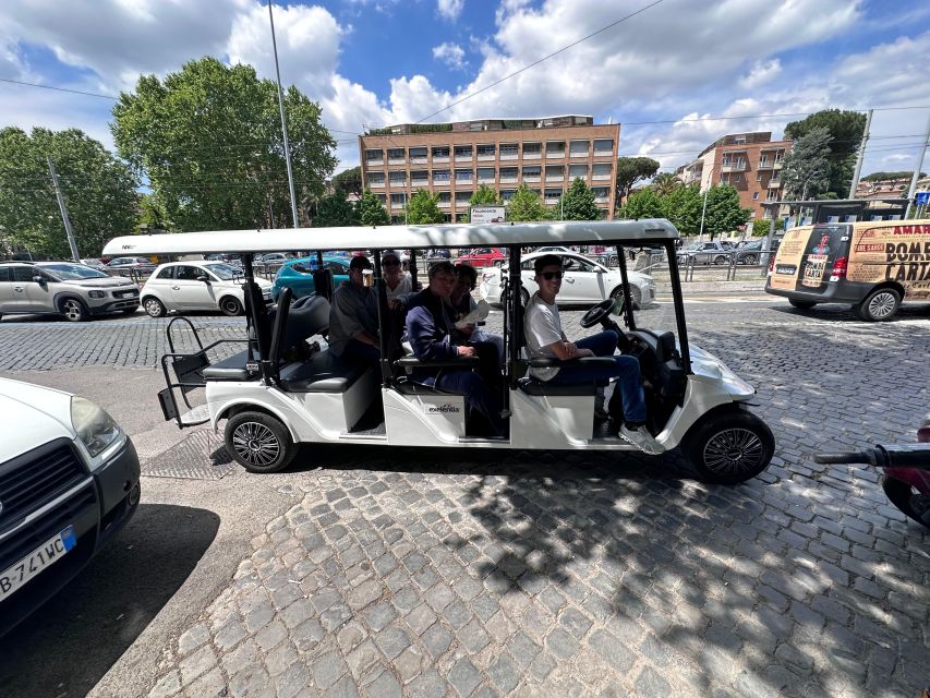 Exclusive Tour of Rome in Golf Cart for Cruisers - Inclusions and Transport