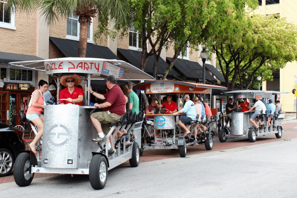 Fort Lauderdale: Guided Happy Hour Bar Crawl by Beer Bike - Full Description