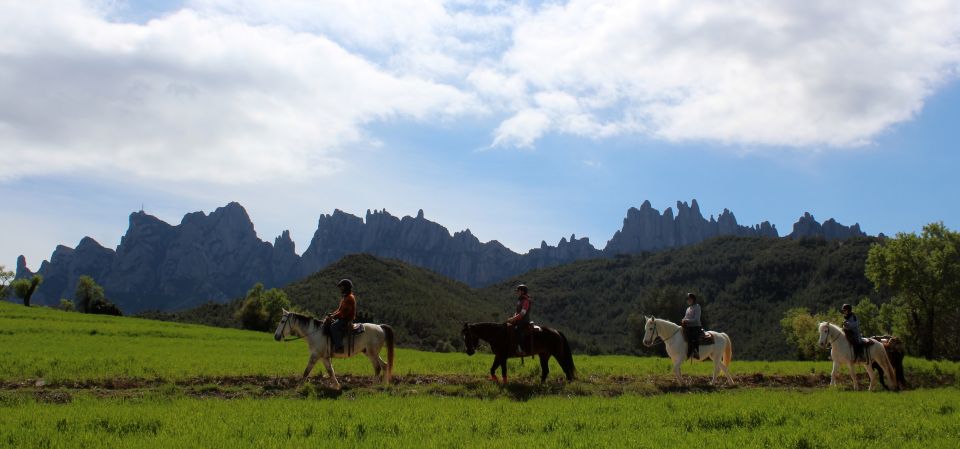 From Barcelona: Horseback Tour in Montserrat National Park - Meeting Point and Guide Information