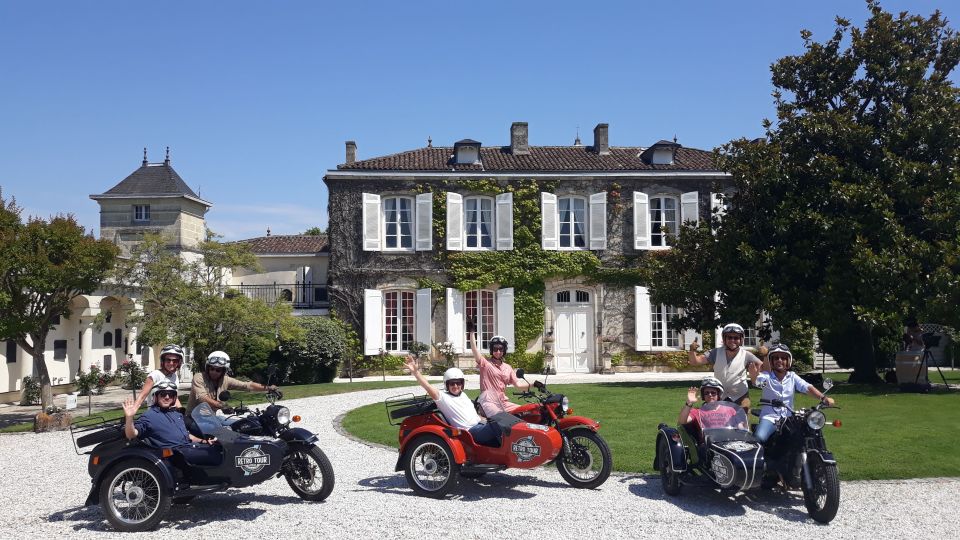 From Bordeaux: Médoc Vineyard and Chateau Tour by Sidecar - Sidecar Capacity and Amenities