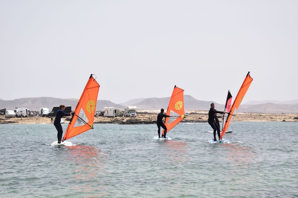 From Corralejo: Small Group Windsurfing Class in El Cotillo - Lesson Details