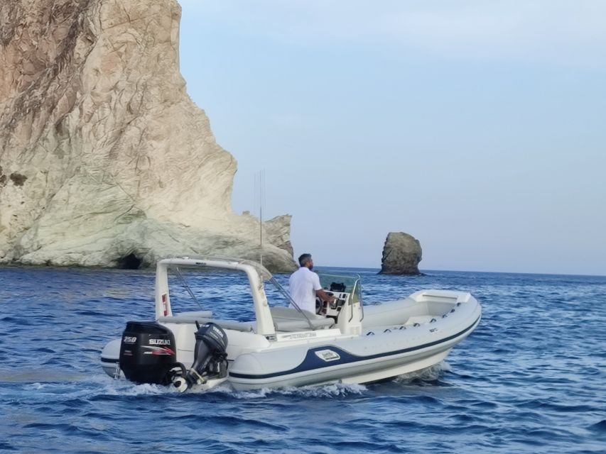 From Fira and Oia: Santorini Caldera Cruise by Private RIB - Pickup Options