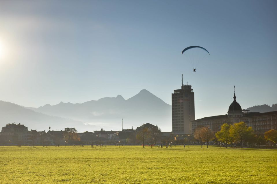 From Geneva: Bern & Paragliding in Interlaken - Paragliding in Interlaken