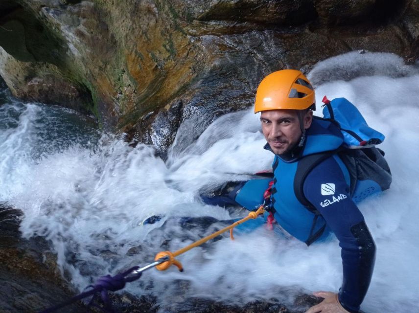 From Marbella: Private Canyoning Tour at Sima Del Diablo - Itinerary Information