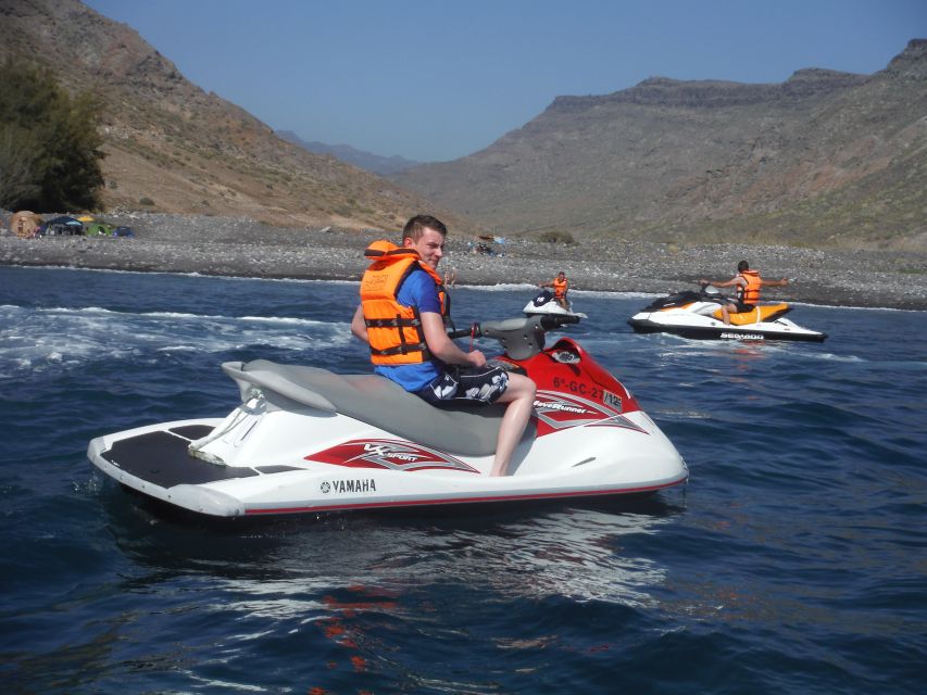 From Playa Del Inglés: Guided Jet Ski Tour & Hotel Transfers - Full Experience Description
