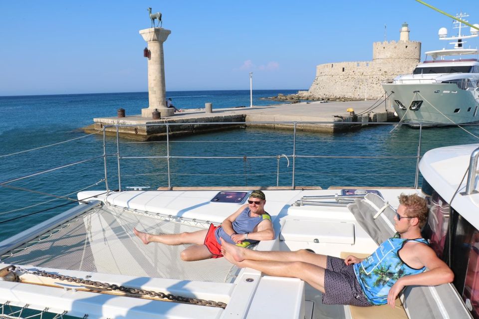 From Rhodes: Private Catamaran Cruise All Inclusive - Booking Details