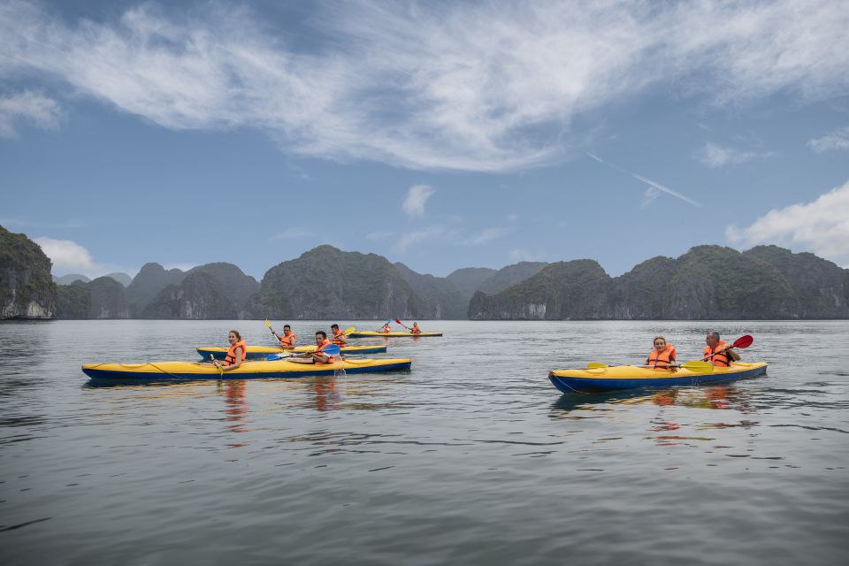 Full Day Halong Bay, Bus, Guide, Meal, Kayaking, Cave, Swim - Full Day Itinerary