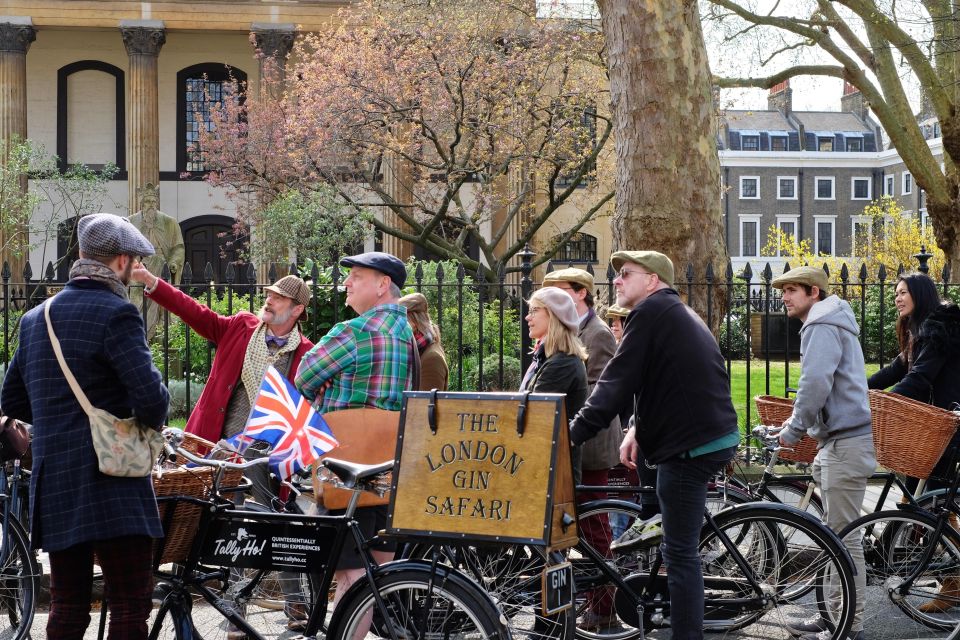 Gin Safari: Boosy London History on Two Wheels - Meeting Point & Important Information