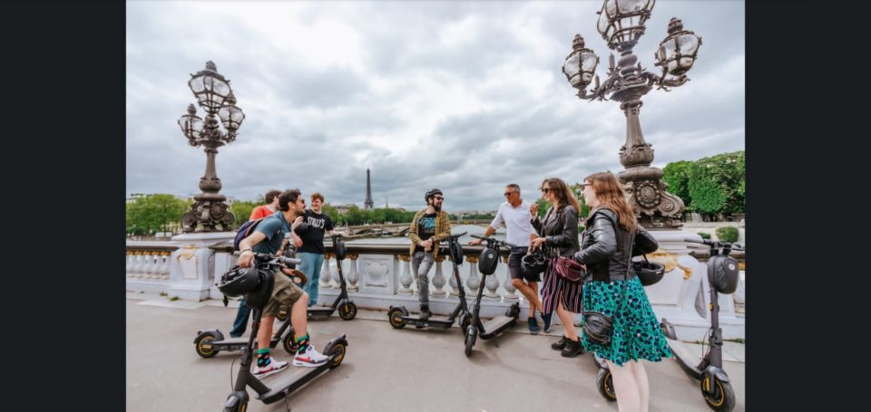 Guided Electric Scooter Tour of Paris - Exclusions