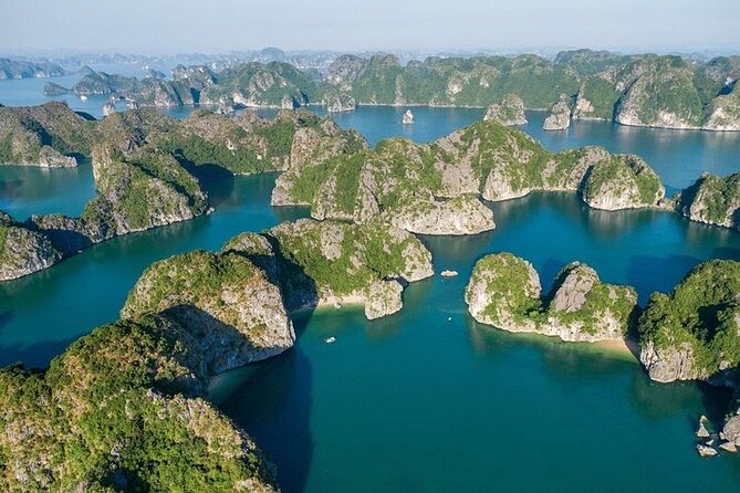 Ha Long Bay Day Cruise, Cave, Kayaking, Swimming, Bus & Lunch - Swimming in Halong Bay