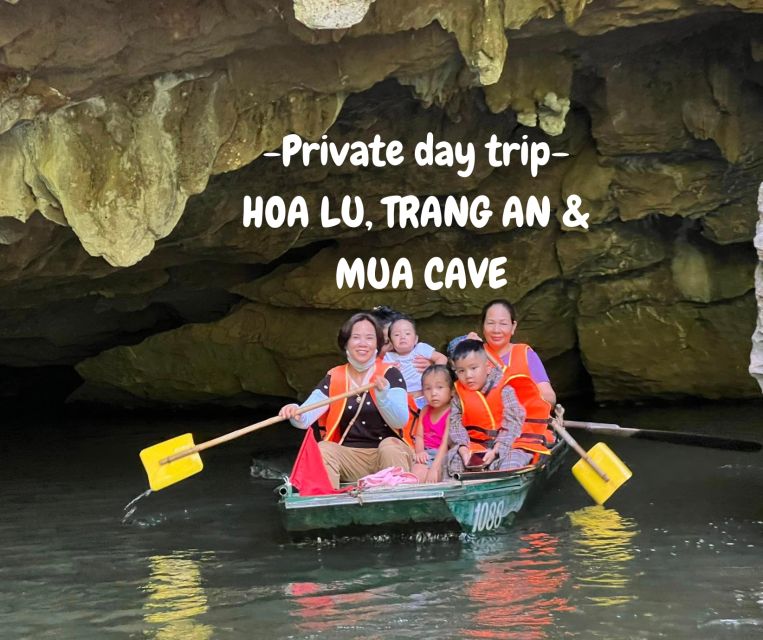 Hanoi: 1 Day Trip to Hoa Lu - Trang an - Mua Cave W/Lunch - Inclusions