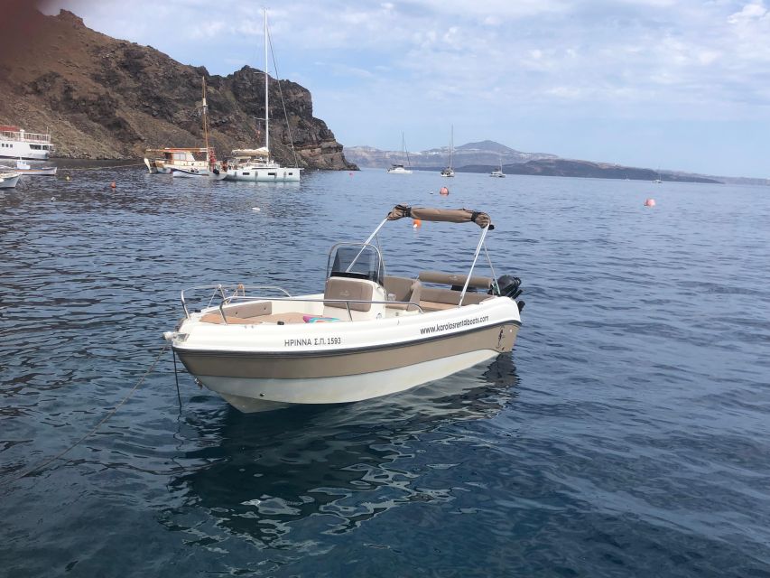 Karolos Rental Boats Santorini - Red Beach and White Beach Visit