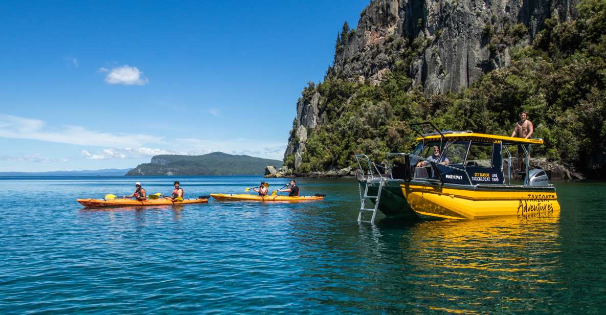 Kinloch: Lake Taupo Catamaran Cruise With Paddleboarding - Inclusions