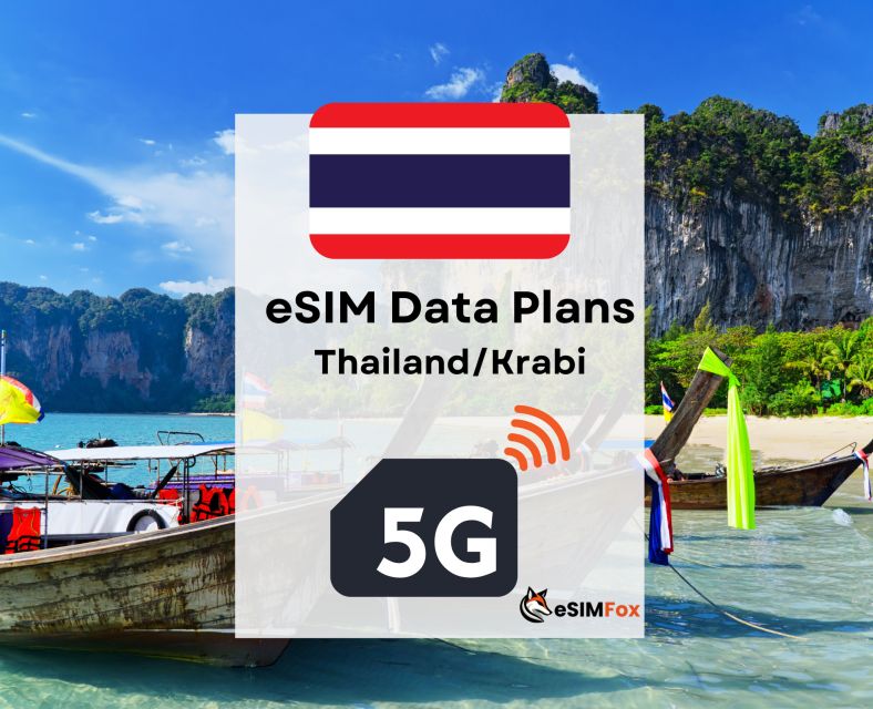 Krabi: Esim Internet Data Plan for Thailand 4g/5g - Directions