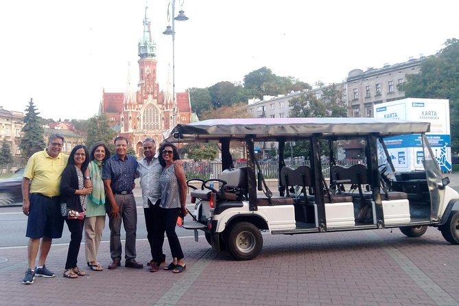 4 krakow guided city tour by golf buggy with hotel pickup Krakow: Guided City Tour by Golf Buggy (With Hotel Pickup)