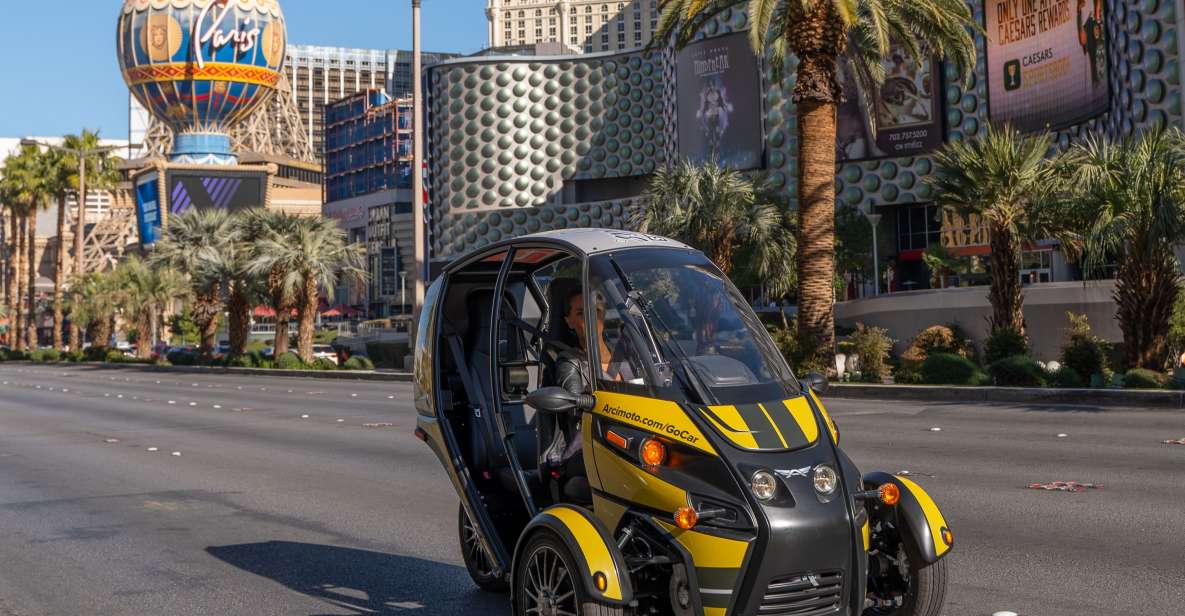 Las Vegas: Talking GoCar 1 Hour Las Vegas Strip Tour - Rental Location Information