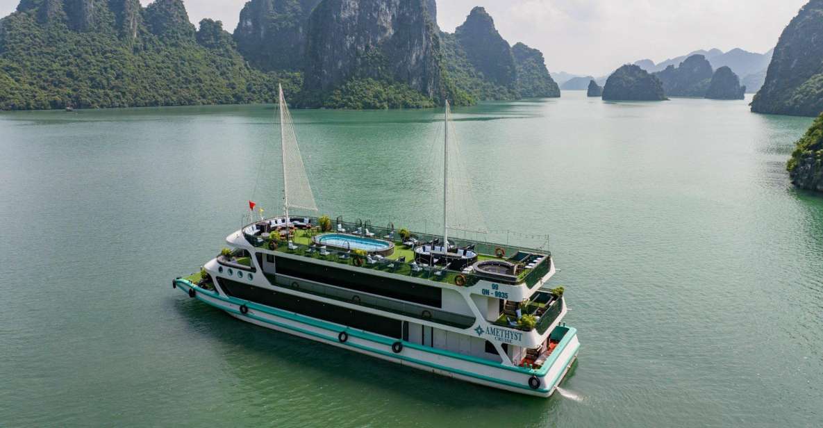 Luxury Halong Full Day Tour With Amethyst Cruise,Cave,Titop - Booking and Reservation Details