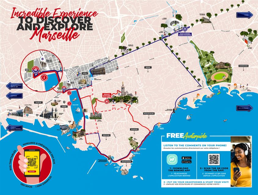 Marseille: City Sightseeing Hop-On Hop-Off Bus Tour - Inclusions