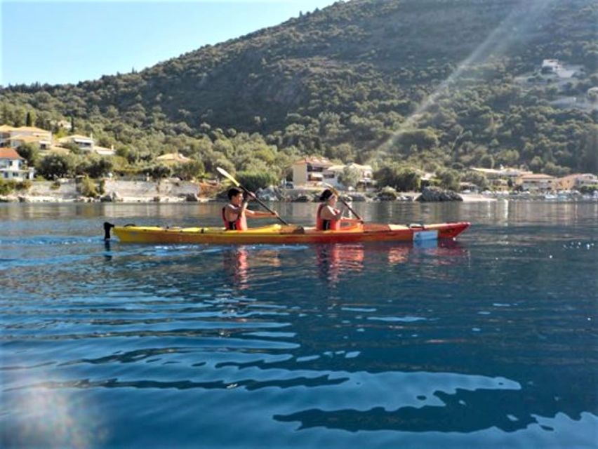 Mikros Gialos: Lefkada Guided Kayak Tour With Refreshments - Activity Description