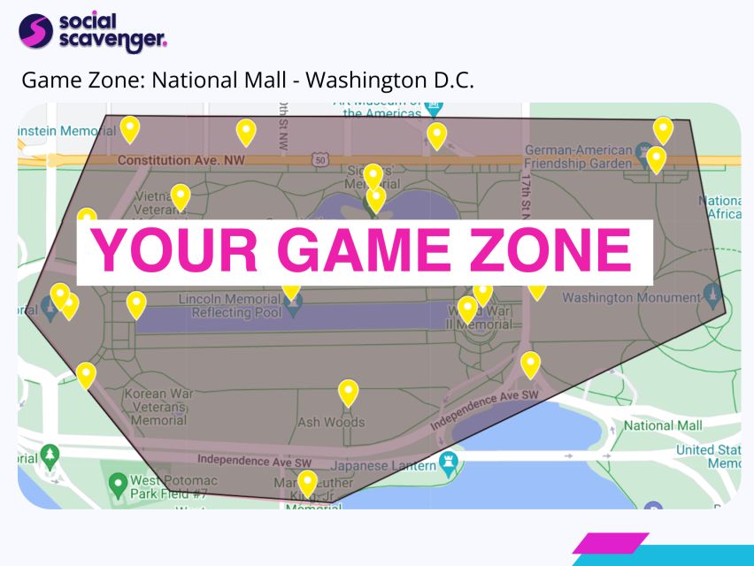 National Mall: Video & Photo Scavenger Hunt - Booking Information