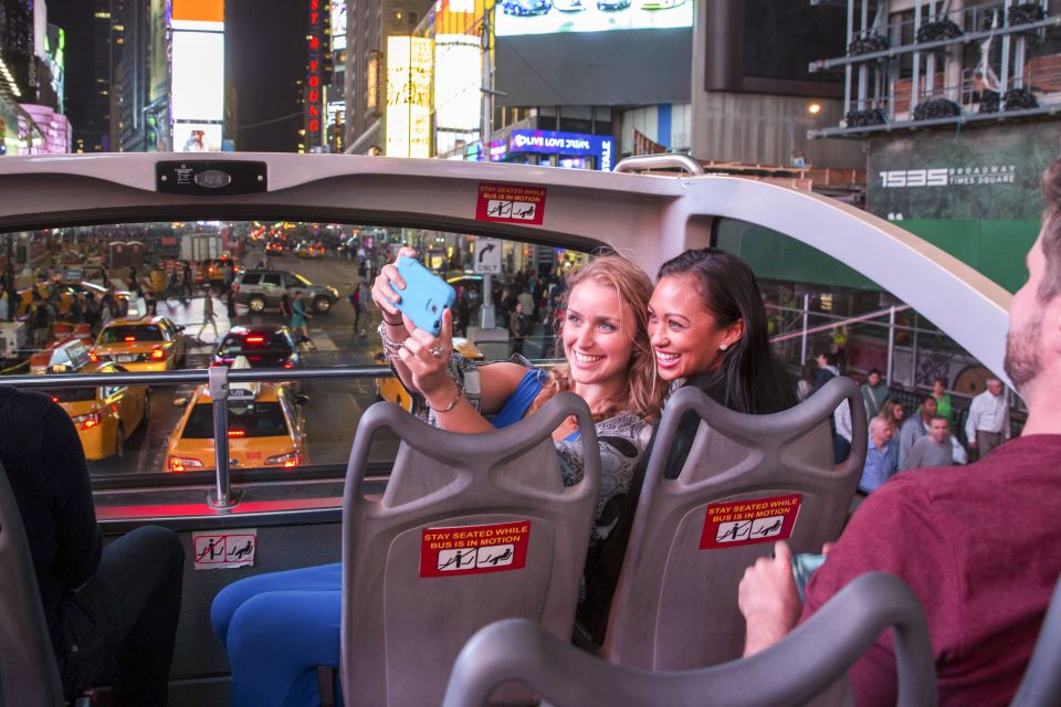 4 nyc sightseeing night tour by open top bus with live guide NYC: Sightseeing Night Tour by Open-Top Bus With Live Guide