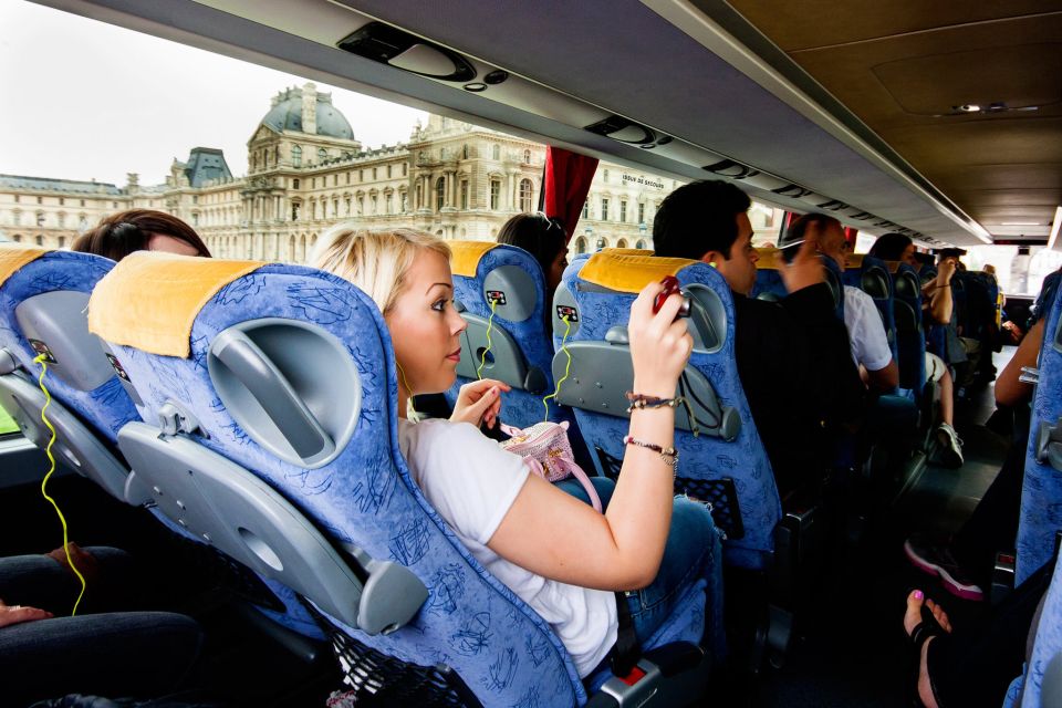 Paris: Audio-Guided Bus Tour & Seine River Cruise - River Cruise Experience