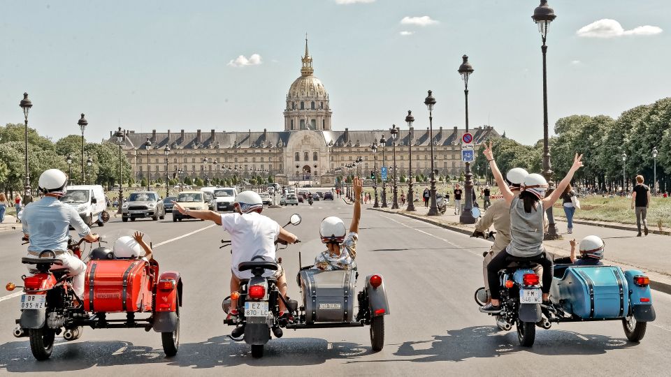 Paris: Private, Tailor Made, Guided Tour on Vintage Sidecar - Full Tour Description