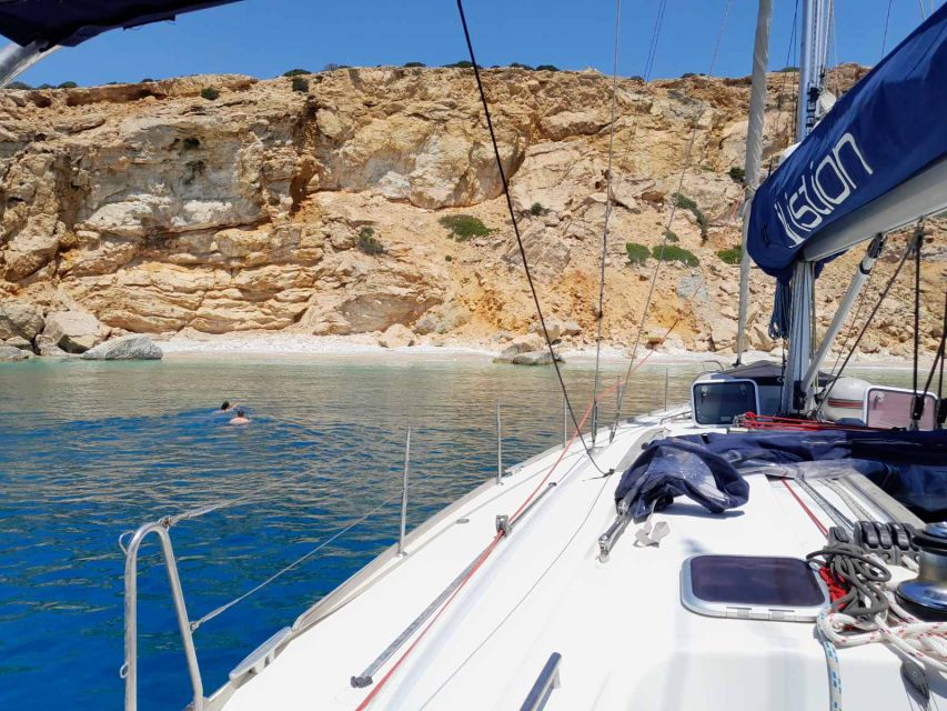 Paros: Full-Day Sailing Yacht Cruise - Includes: Skipper, Crew, Lunch, Snacks