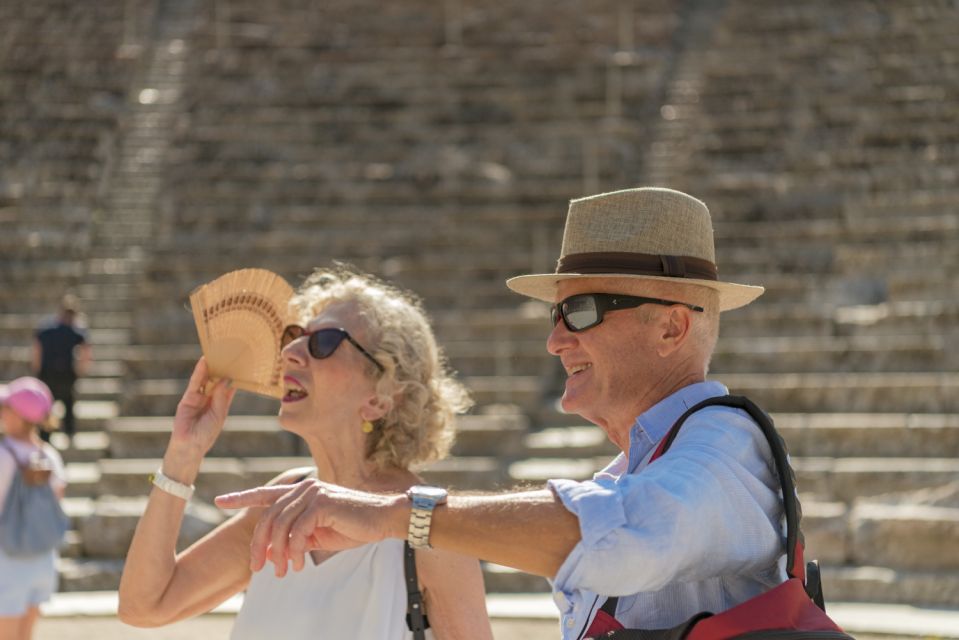 Peloponnese Highlights: Epidaurus Mycenae Corinth Nafplio - Enjoying Lunch in Nafplio