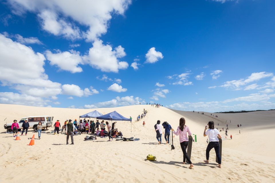 Port Stephens: Unlimited Sandboarding & 4WD Sand Dune Tour - Booking Information and Reservations